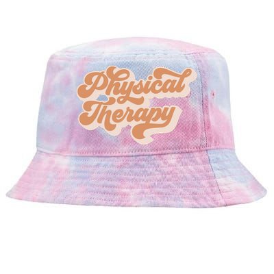 Retro PT PTA Therapy Physical Therapist Tie-Dyed Bucket Hat