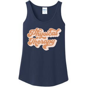 Retro PT PTA Therapy Physical Therapist Ladies Essential Tank