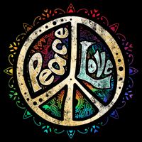 Retro Psychedelic Peace Sign Hip Funky Radical Great Gift Impact Tech Backpack