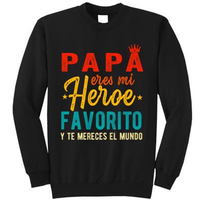 Regalos Para Papa Dia Del Padre Camiseta Mejor Papa Mundo Sweatshirt