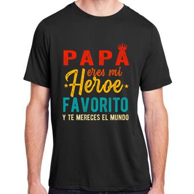 Regalos Para Papa Dia Del Padre Camiseta Mejor Papa Mundo Adult ChromaSoft Performance T-Shirt