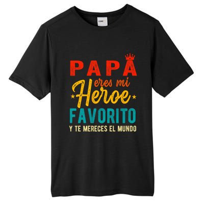 Regalos Para Papa Dia Del Padre Camiseta Mejor Papa Mundo Tall Fusion ChromaSoft Performance T-Shirt