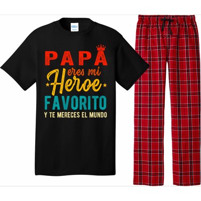 Regalos Para Papa Dia Del Padre Camiseta Mejor Papa Mundo Pajama Set