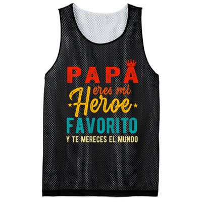 Regalos Para Papa Dia Del Padre Camiseta Mejor Papa Mundo Mesh Reversible Basketball Jersey Tank