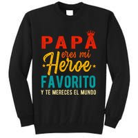 Regalos Para Papa Dia Del Padre Camiseta Mejor Papa Mundo Tall Sweatshirt