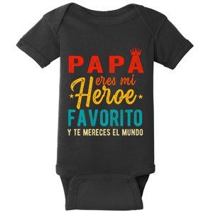 Regalos Para Papa Dia Del Padre Camiseta Mejor Papa Mundo Baby Bodysuit