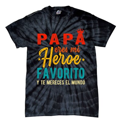 Regalos Para Papa Dia Del Padre Camiseta Mejor Papa Mundo Tie-Dye T-Shirt