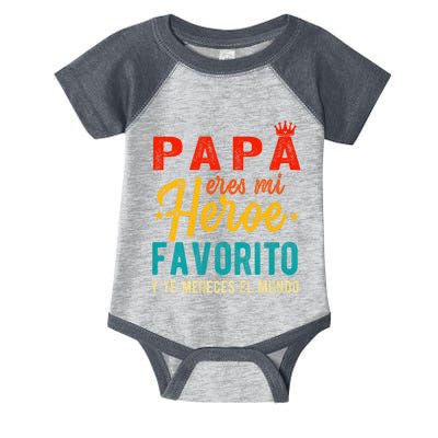 Regalos Para Papa Dia Del Padre Camiseta Mejor Papa Mundo Infant Baby Jersey Bodysuit