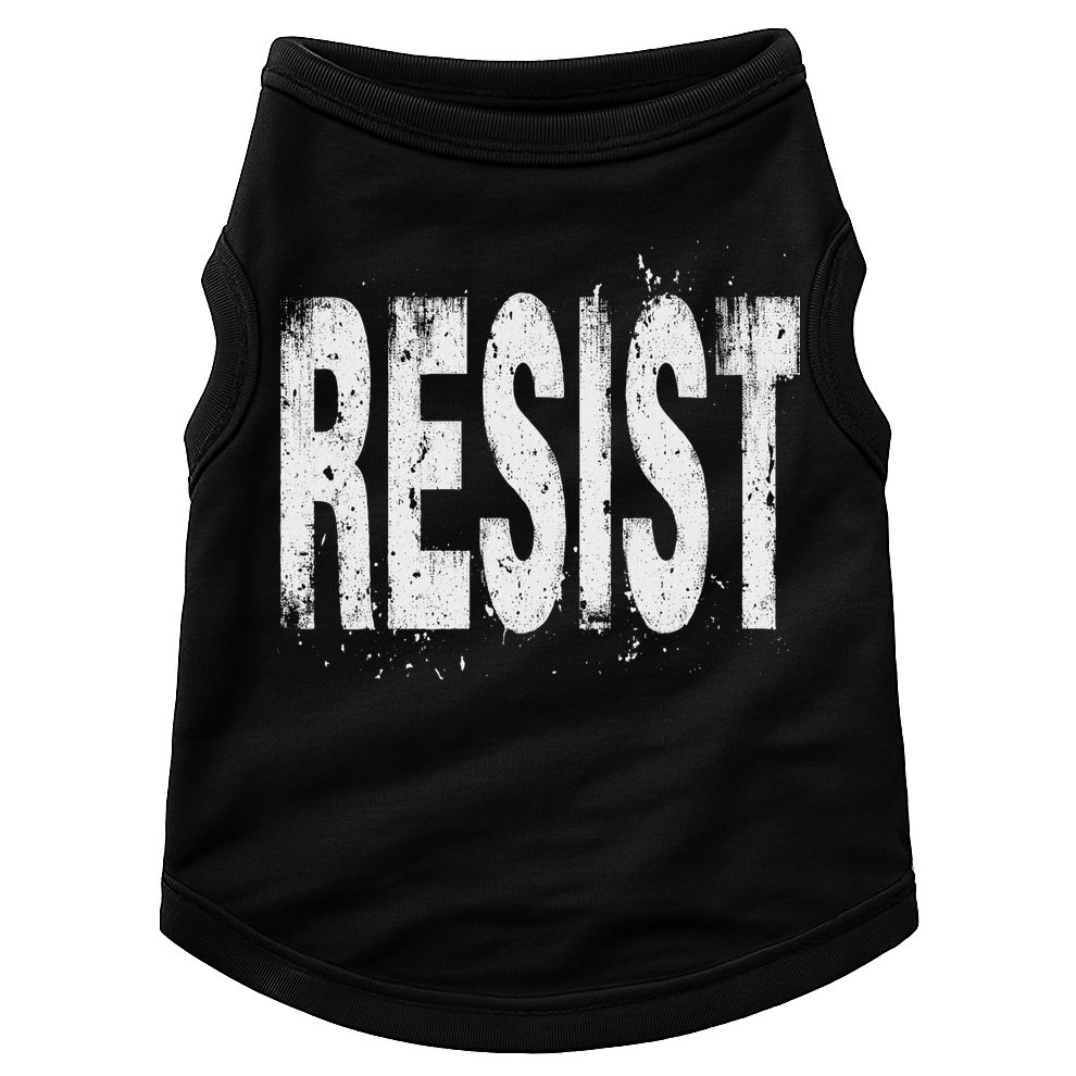 Resist Political Protest Doggie Tank