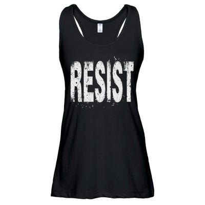 Resist Political Protest Ladies Essential Flowy Tank