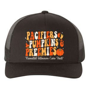 Retro Pacifiers Pumpkins Preemies Thanksgiving Nicu Nurse Yupoong Adult 5-Panel Trucker Hat