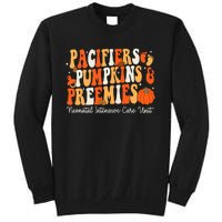 Retro Pacifiers Pumpkins Preemies Thanksgiving Nicu Nurse Sweatshirt