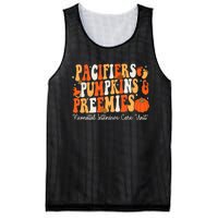 Retro Pacifiers Pumpkins Preemies Thanksgiving Nicu Nurse Mesh Reversible Basketball Jersey Tank