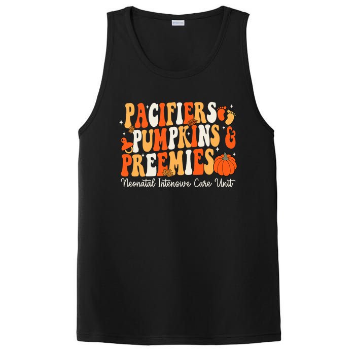 Retro Pacifiers Pumpkins Preemies Thanksgiving Nicu Nurse PosiCharge Competitor Tank