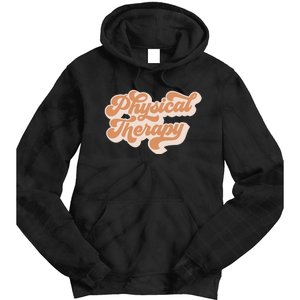 Retro PT PTA Therapy Physical Therapist Tie Dye Hoodie