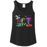 Retro Pct Patient Care Technician Halloween Spooky Season Ladies Essential Tank