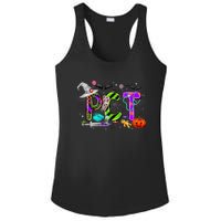 Retro Pct Patient Care Technician Halloween Spooky Season Ladies PosiCharge Competitor Racerback Tank