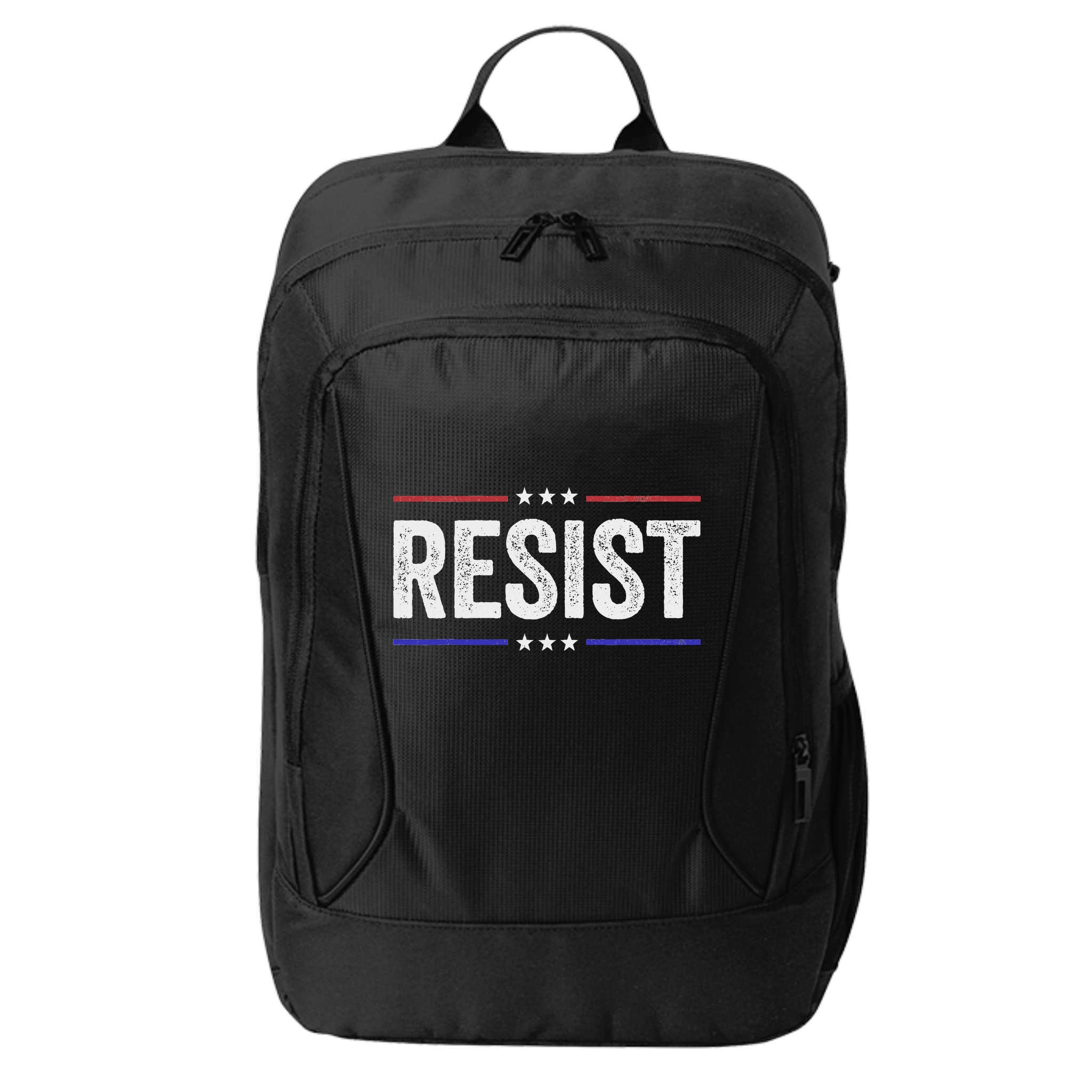 Resist Political Protest Demonstration Rebel City Backpack