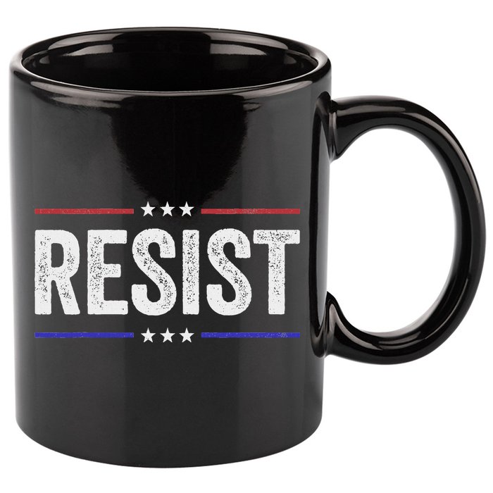 Resist Political Protest Demonstration Rebel 11oz C Handle Ceramic Mug