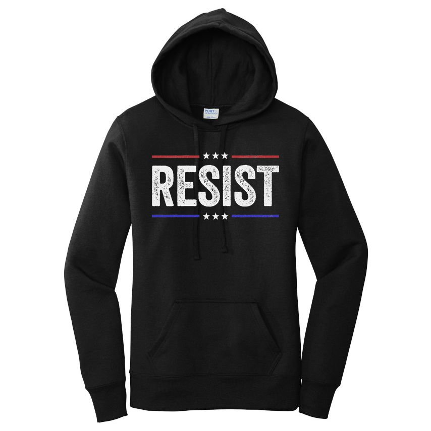 Resist Political Protest Demonstration Rebel Women's Pullover Hoodie