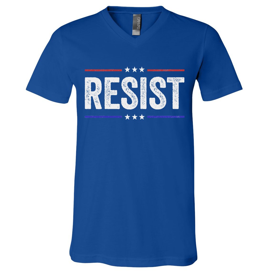 Resist Political Protest Demonstration Rebel V-Neck T-Shirt