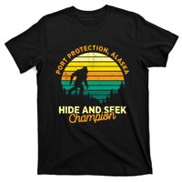 Retro Port Protection, Alaska Big foot Souvenir T-Shirt