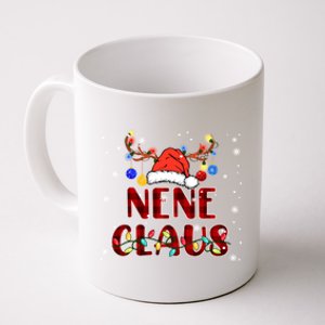 Red Plaid Papa Claus Santa Reindeer Funny Family Christmas Gift Coffee Mug