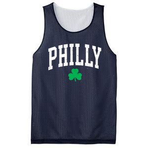 Retro Philly Philadelphia St Patricks Day Clover Boy Girl Mesh Reversible Basketball Jersey Tank