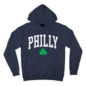 Retro Philly Philadelphia St Patricks Day Clover Boy Girl Tall Hoodie