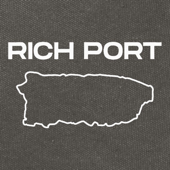 Rich Port Puerto Rico Map Boricua Puerto Rican Pride Graphic Cotton Canvas Backpack