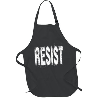 Resist Political Protest Full-Length Apron With Pockets