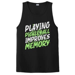 Retro Playing Pickleball Improves Memory Dink Player PosiCharge Competitor Tank