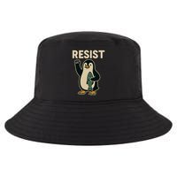 Resist Penguin Protest Against Tariffs Cool Comfort Performance Bucket Hat