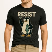 Resist Penguin Protest Against Tariffs Performance Shirt