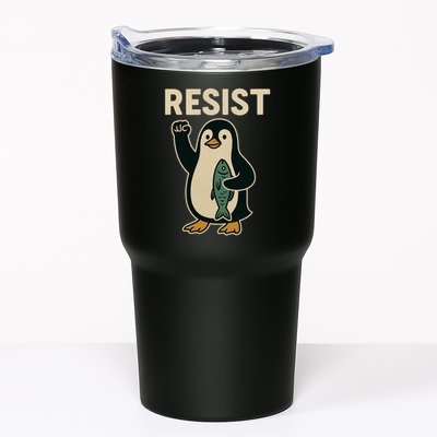 Resist Penguin Protest Against Tariffs Tumbler