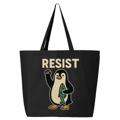 Resist Penguin Protest Against Tariffs 25L Jumbo Tote