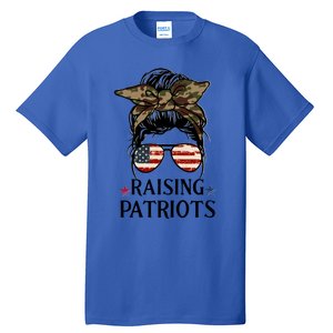 Raising Patriots Patriotic Mom Gift Tall T-Shirt