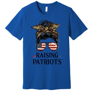 Raising Patriots Patriotic Mom Gift Premium T-Shirt