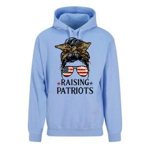 Raising Patriots Patriotic Mom Gift Unisex Surf Hoodie