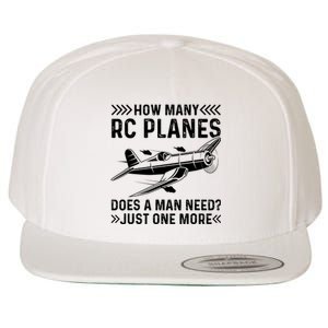 Rc Plane Pilot Remote Controlled Glider Rc Airplane Wool Snapback Cap