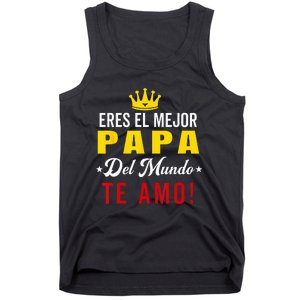 Regalos Para Papa Dia Del Padre Camiseta Mejor Papa Mundo Tank Top