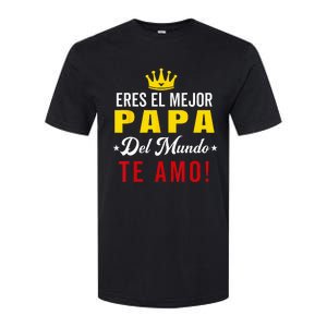 Regalos Para Papa Dia Del Padre Camiseta Mejor Papa Mundo Softstyle CVC T-Shirt