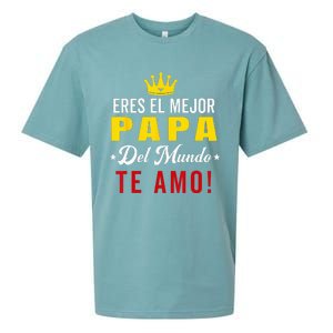 Regalos Para Papa Dia Del Padre Camiseta Mejor Papa Mundo Sueded Cloud Jersey T-Shirt