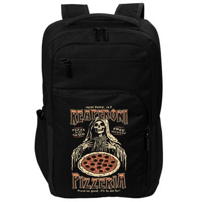 Reaperoni Pizzeria Pizza So Good ItS To Die For Impact Tech Backpack