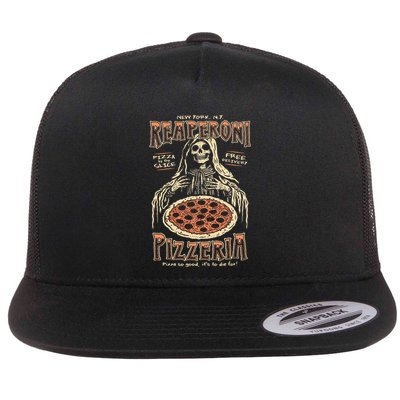 Reaperoni Pizzeria Pizza So Good ItS To Die For Flatbill Hat