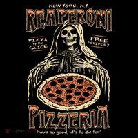 Reaperoni Pizzeria Pizza So Good ItS To Die For Pom Pom 12in Knit Beanie