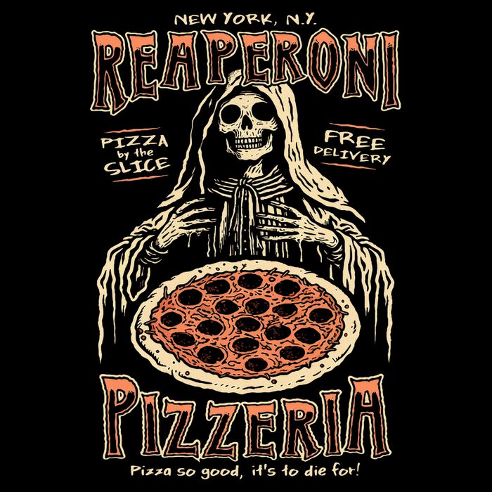 Reaperoni Pizzeria Pizza So Good ItS To Die For Toddler T-Shirt
