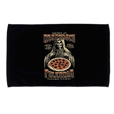 Reaperoni Pizzeria Pizza So Good ItS To Die For Microfiber Hand Towel