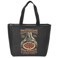 Reaperoni Pizzeria Pizza So Good ItS To Die For Zip Tote Bag