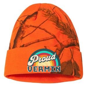 Rainbow Pride Proud Vermin Funny Political Anti Trump Kati Licensed 12" Camo Beanie